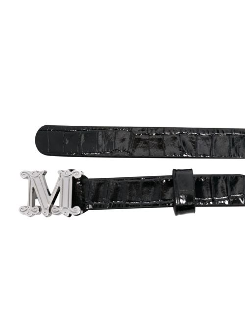 Monogram Buckle Belt MAX MARA | 2424506091600MGRAZIATA15CROC005